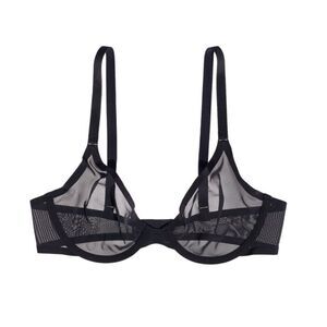 CUUP Plunge Bra Mesh Black 32A